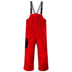GRUNDENS WEATHER WATCH BIB PANTS BREATHABLE RED LARGE