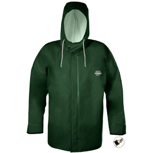 GRUNDENS BRIGG 44 PARKA JACKET WITH NEOPRENE CUFFS GREEN MEDIUM