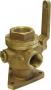 SEACOCK BALL TYPE 1.25NPT WITH 1" NPT THD SIDE PORT
