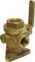 SEACOCK BALL TYPE 2.5NPT WITH 2" NPT THD SIDE PORT