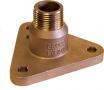 GROCO FLANGE ADAPTER BASE BRONZE FOR BALL VALVES 1.25"