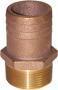 GROCO ADAPTER PIPE TO HOSE FULL FLOW BRONZE 1.50" NPT X 1.75" HOSE