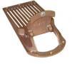 GROCO STRAINER HULL SCOOP HINGED ACCESS DOOR SLOTTED BRONZE 2"