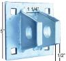 DOCK T HINGE PLATE 2 TABS (FEMALE) 5" SQUARE