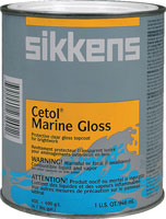 INTERLUX SIKKENS CETOL&reg; MARINE GLOSS WOOD TREATMENT QUART