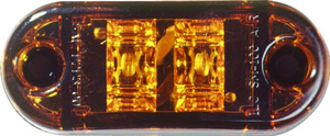 LED SIDE MARKER LIGHT AMBER BACK WIRE