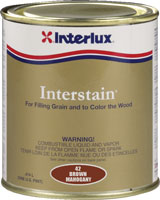 INTERLUX INTERSTAIN WOOD STAIN BROWN MAHOGANY PINT