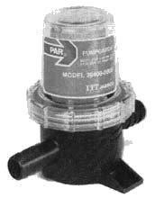 JABSCO PUMPGARD INLINE STRAINER 1/2" BARBED INLET AND OUTLET