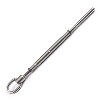 TURNBUCKLE GATE EYE 1/8" WIRE HAND CRIMP