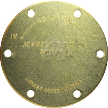 JOHNSON PUMP ENDCOVER FOR F7B PUMP
