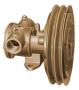 JABSCO PUMP BRONZE 1.25" NPT PORTS ELECTRIC CLUTCH 24 V SINGLE "B" PULLEY