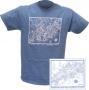 TEE SHIRT ASSORTED COLORS CASCO BAY & ISLANDS SMALL
