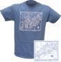 TEE SHIRT ASSORTED COLORS CASCO BAY & ISLANDS  X-LARGE
