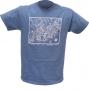 TEE SHIRT ASSORTED COLORS PENOBSCOT BAY    LARGE