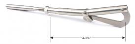 TUBULAR PELICAN HOOK S/S HAND CRIMP 3/16" WIRE