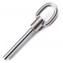 GATE EYE 3/16 WIRE SINGLE STAINLESS HAND CRIMP