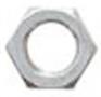 LOCK NUT 1/4-28 LEFT HAND S/S FINE THREAD