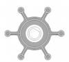JOHNSON PUMP IMPELLER NITRILE F3 6 BLADE