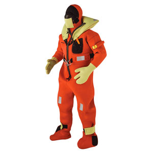 KENT IMMERSION/SURVIVAL SUIT USCG ONLY ORANGE/YELLOW ADULT UNIVERSAL
