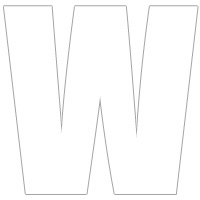 LETTER STICK ON 3" WHITE W