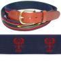 BELT LOBSTER 1.25" WEB W/TABS & MOTIF SIZE 32
