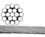 WIRE ROPE STAINLESS STEEL 1 X 19 STRANDS 3/32" DIAMETER (BY FOOT)