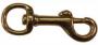 SNAP HOOK SWV 1/2" EYE 2-1/2" LONG BRASS