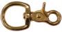 SNAP HOOK SWV .50 EYE WITH TRIGGER 2.5" LONG BRASS