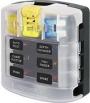 BLUE SEA 5028 FUSE BLOCK ST BLADE 6 CIR 1-30 AMPS ATO/ATC