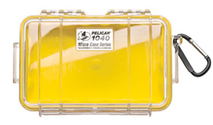 MICRO CASE YELLOW/CLEAR 7.50"L X 5.06"W X 2.12"D