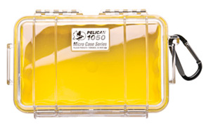 MICRO CASE YELLOW/CLEAR 7.50"L X 5.06"W X 3.12"D