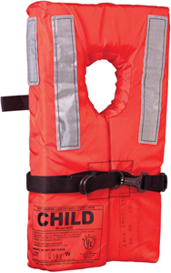 KENT LIFEVEST COMMERCIAL TYPE 1 FOAM  COLLAR STYLE CHILD USCG