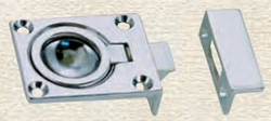 PERKO FLUSH RING CATCH CHROME