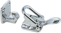 PERKO HOLD DOWN CLAMP CHROME RIGHT ANGLE MOUNTING