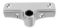 OARLOCK SOCKET EDGE MNT CHR PLATED ZINC 1/2" STR.