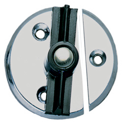 DOOR BUTTON CHROME PLATED W/SPRING
