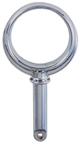 PERKO OARLOCK HORN ROUND TYPE CHROME PLATED ZINC 1/2" SHANK (BY PAIR)