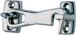 PERKO HOOK DOOR CHROME PLATED ZINC 3" LONG HOOK