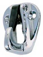 PERKO FENDER HOOK SNAP TYPE CHROME PLATED ZINC 1/4" MAX LINE