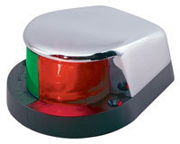 PERKO LIGHT NAVIGATION BI-COLOR HORIZONTAL MOUNT 12 VOLT