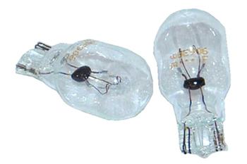 PERKO LIGHT BULB WEDGE BASE 12V 5 W .34 A (2 PACK)