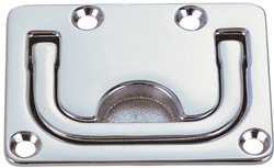 HANDLE HATCH LIFTING 3"X 2 .25" CHROME PLATED