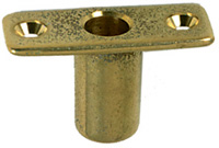 PERKO OARLOCK SOCKET TOP MOUNT ROWLOCK BRONZE FOR 1/2" SHANK (BY PAIR)