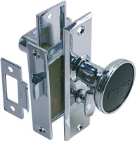 PERKO LATCH MORTISE CHROME TURN BUTTON LOCK