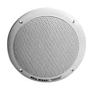 SPEAKERS 80 WTS FLUSH MT 6" WHITE ROUND WATERPROOF