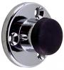PERKO DOOR STOP CHROME PLATED ZINC RUBBER BUMPER