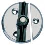PERKO DOOR BUTTON CHROME PLATED WITH SPRING