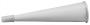PERKO HORN FOG ALUMINUM WHITE 12-1/2" IN LENGTH