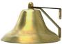PERKO FOG BELL 12" PLAIN BRASS USCG APPROVED