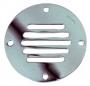 PERKO VENT COMPARTMENT LOCKER CHROMED BRASS 3-1/4" ROUND